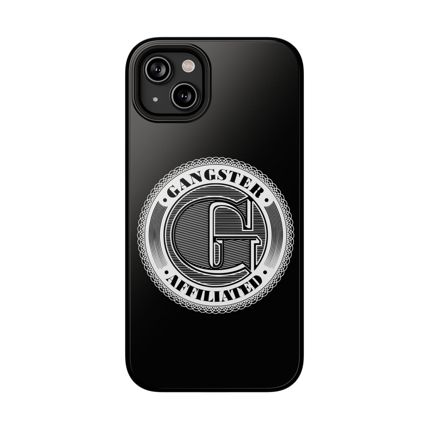 Gangster Affiliated Big "G" Monogram Logo Impact-Resistant Phone Case - Stylish Protection for Trendsetters