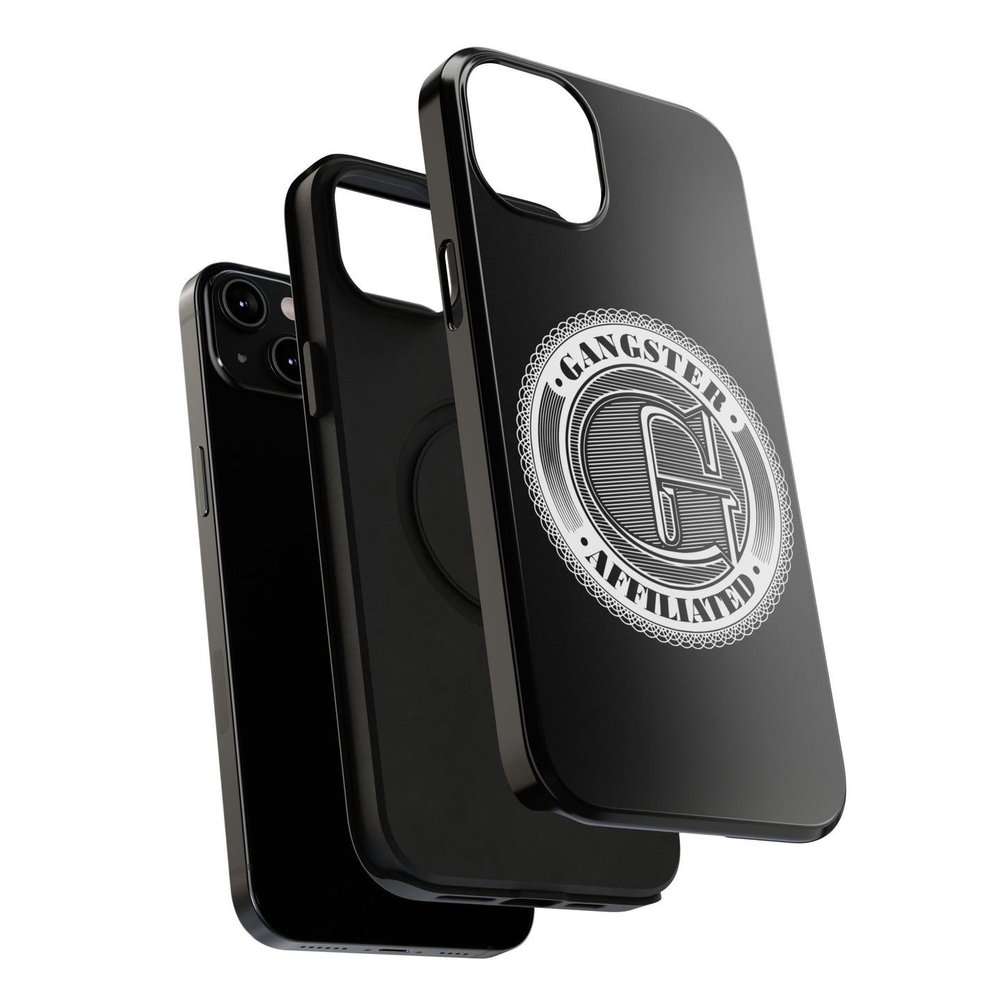Gangster Affiliated Big "G" Monogram Logo Impact-Resistant Phone Case - Stylish Protection for Trendsetters