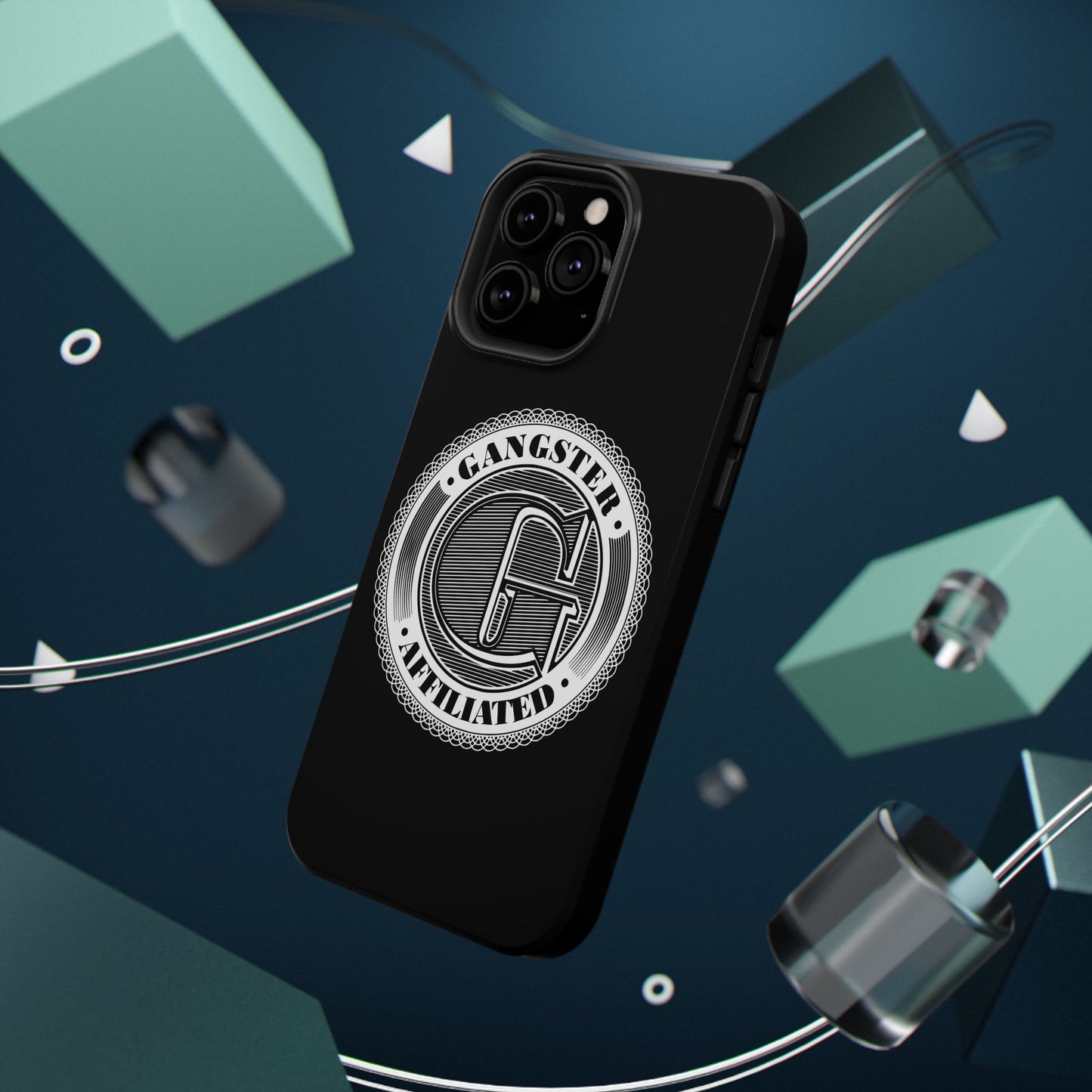 Gangster Affiliated Big "G" Monogram Logo Impact-Resistant Phone Case - Stylish Protection for Trendsetters