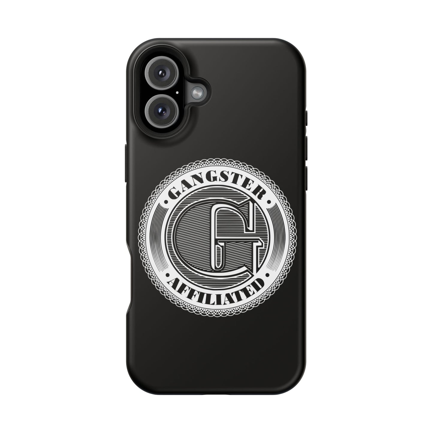 Gangster Affiliated Big "G" Monogram Logo Impact-Resistant Phone Case - Stylish Protection for Trendsetters