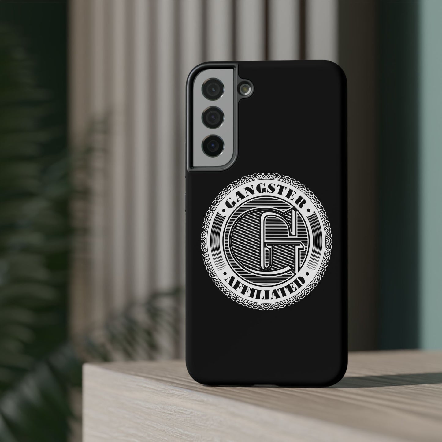 Gangster Affiliated Big "G" Monogram Logo Impact-Resistant Phone Case - Stylish Protection for Trendsetters