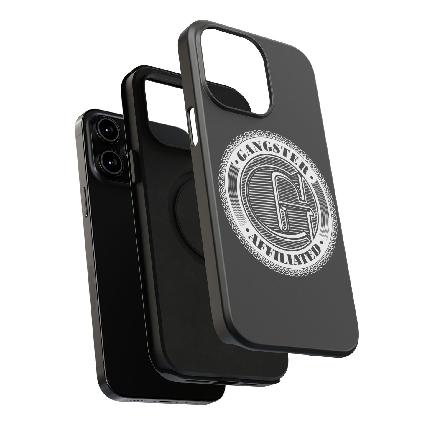 Gangster Affiliated Big "G" Monogram Logo Impact-Resistant Phone Case - Stylish Protection for Trendsetters