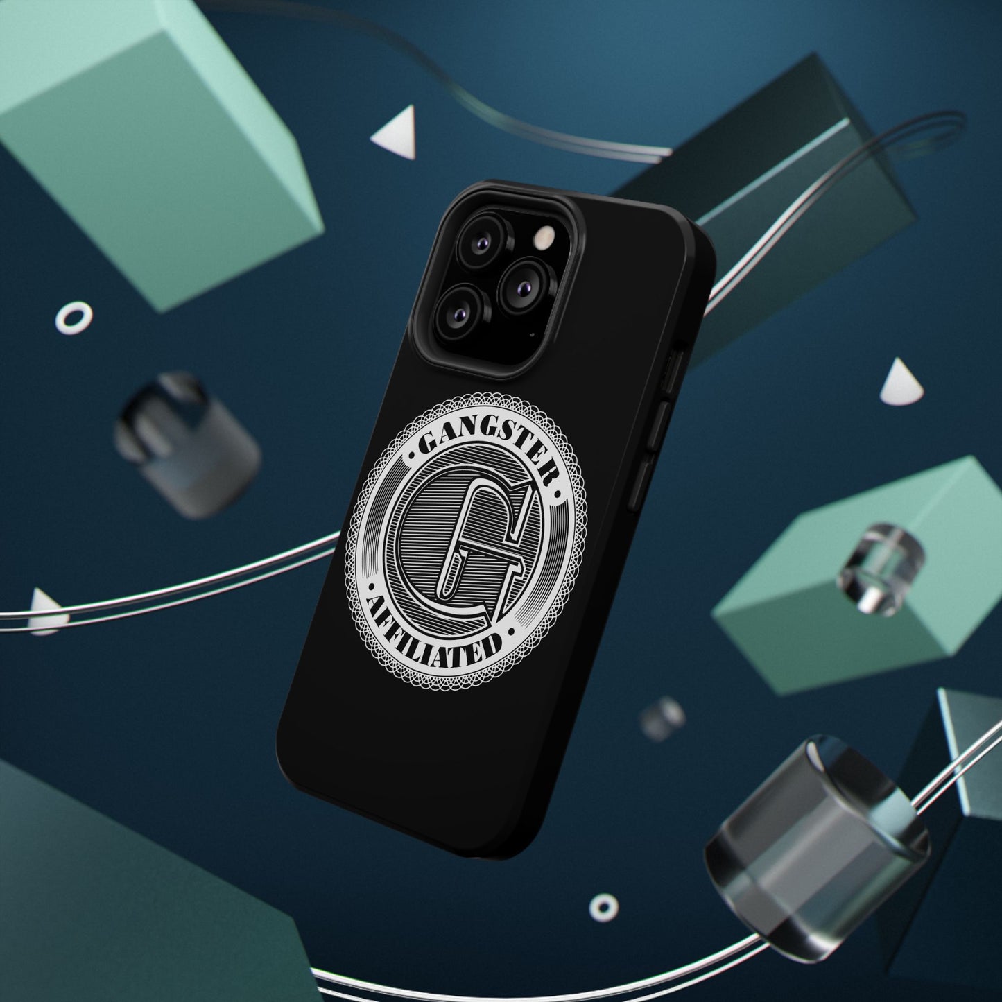 Gangster Affiliated Big "G" Monogram Logo Impact-Resistant Phone Case - Stylish Protection for Trendsetters