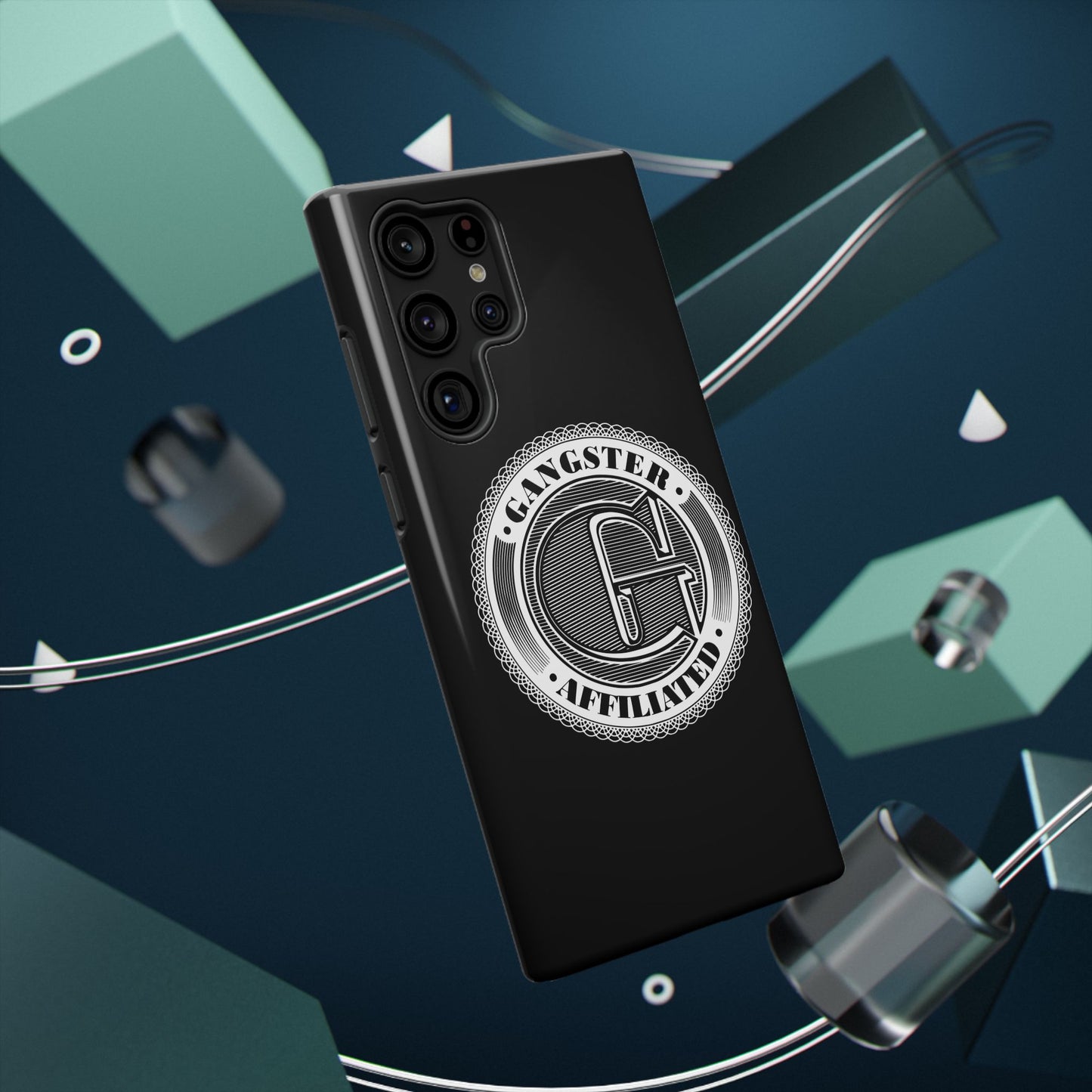 Gangster Affiliated Big "G" Monogram Logo Impact-Resistant Phone Case - Stylish Protection for Trendsetters