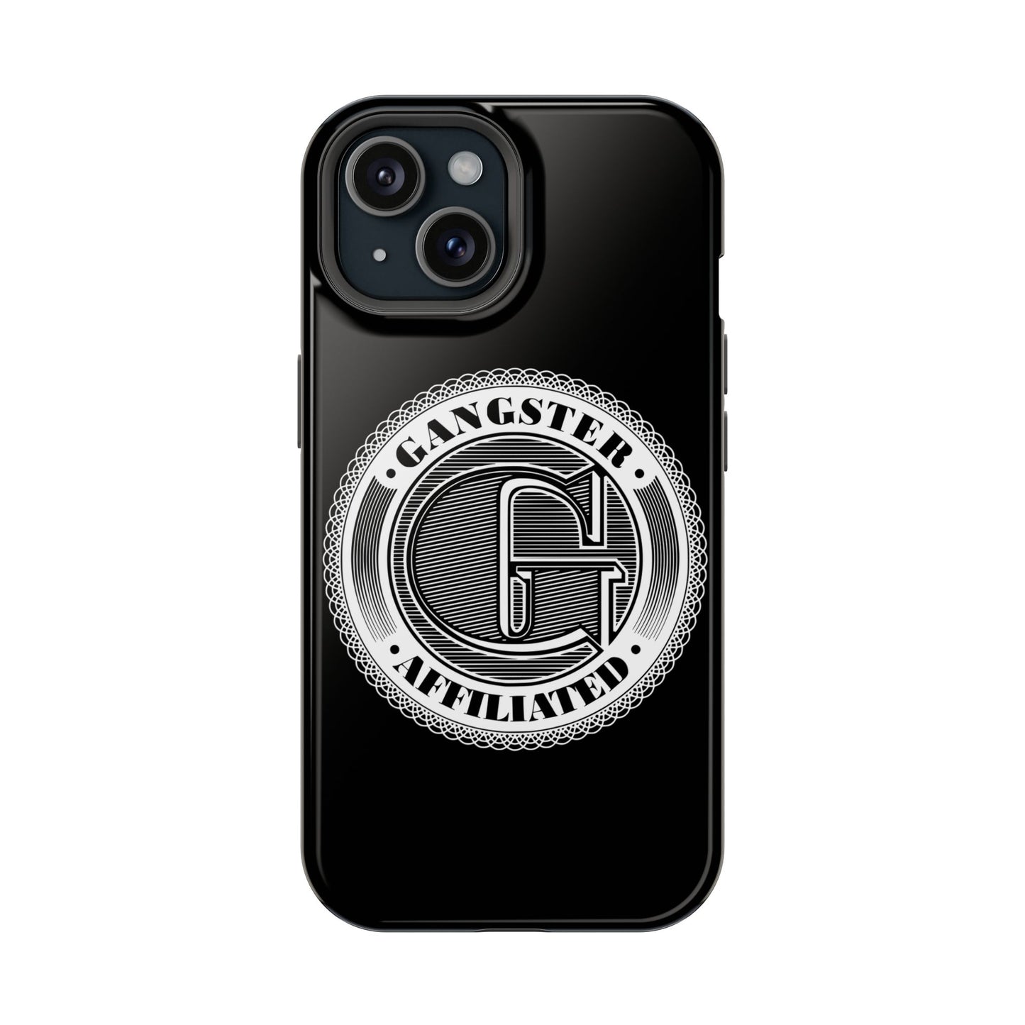 Gangster Affiliated Big "G" Monogram Logo Impact-Resistant Phone Case - Stylish Protection for Trendsetters