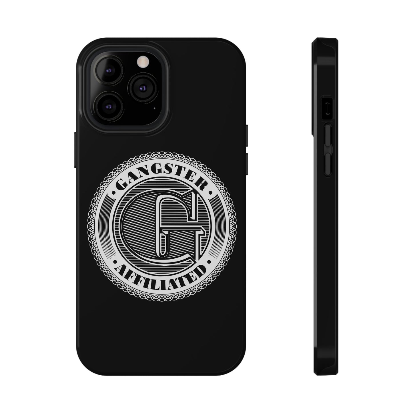 Gangster Affiliated Big "G" Monogram Logo Impact-Resistant Phone Case - Stylish Protection for Trendsetters