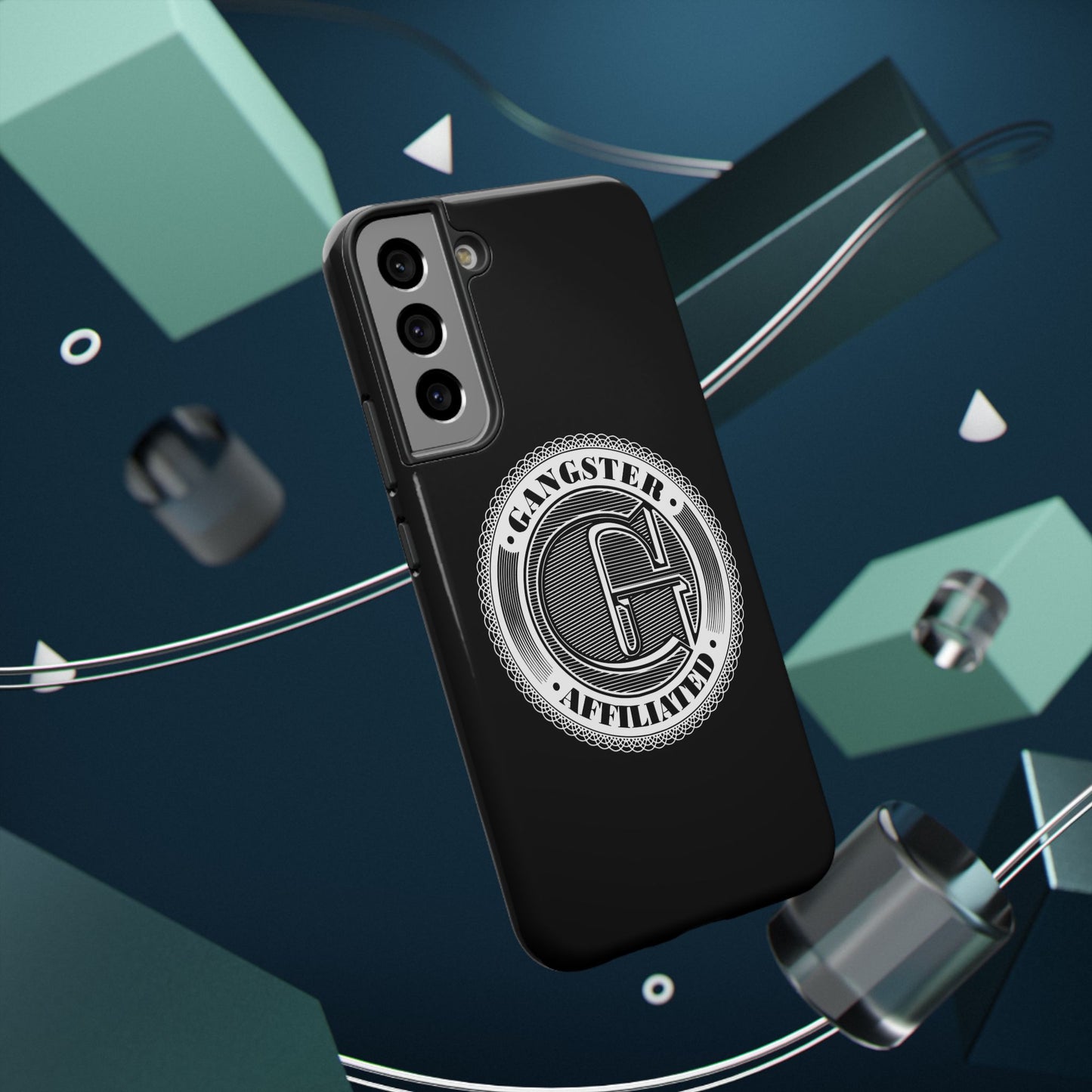 Gangster Affiliated Big "G" Monogram Logo Impact-Resistant Phone Case - Stylish Protection for Trendsetters