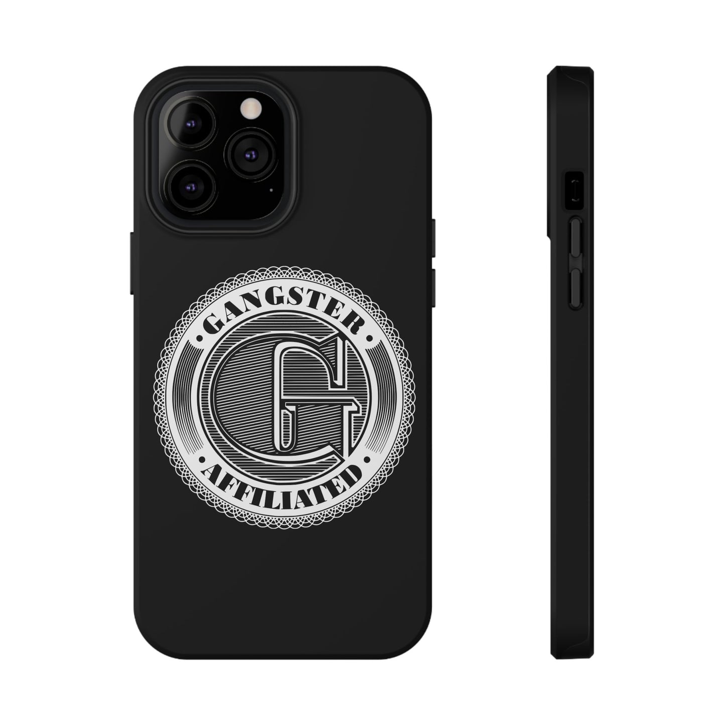 Gangster Affiliated Big "G" Monogram Logo Impact-Resistant Phone Case - Stylish Protection for Trendsetters