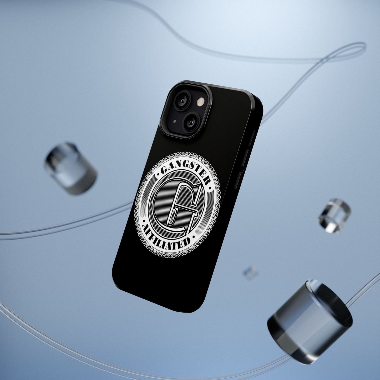 Gangster Affiliated Big "G" Monogram Logo Impact-Resistant Phone Case - Stylish Protection for Trendsetters