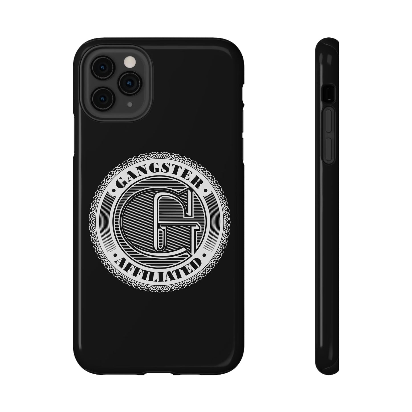 Gangster Affiliated Big "G" Monogram Logo Impact-Resistant Phone Case - Stylish Protection for Trendsetters