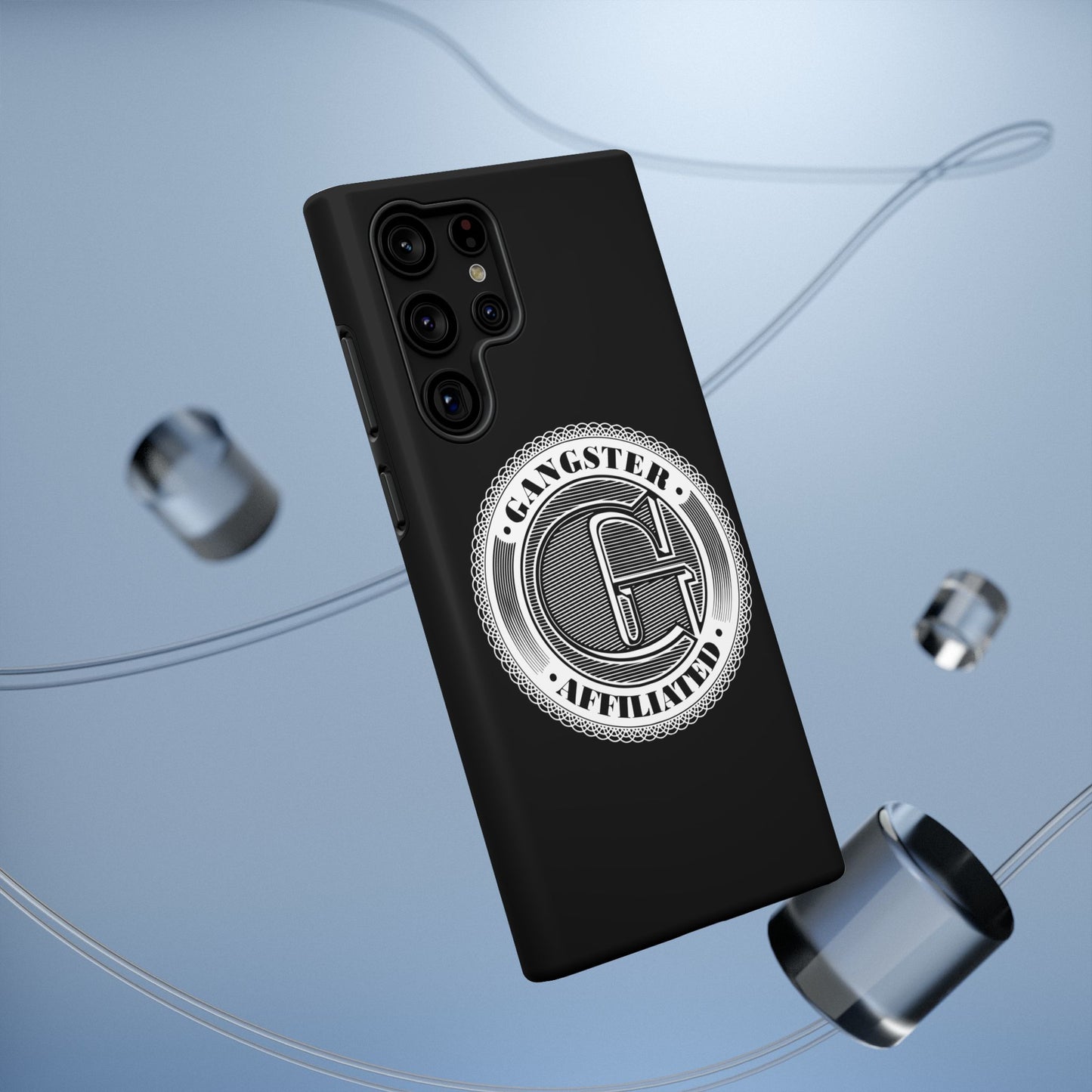 Gangster Affiliated Big "G" Monogram Logo Impact-Resistant Phone Case - Stylish Protection for Trendsetters