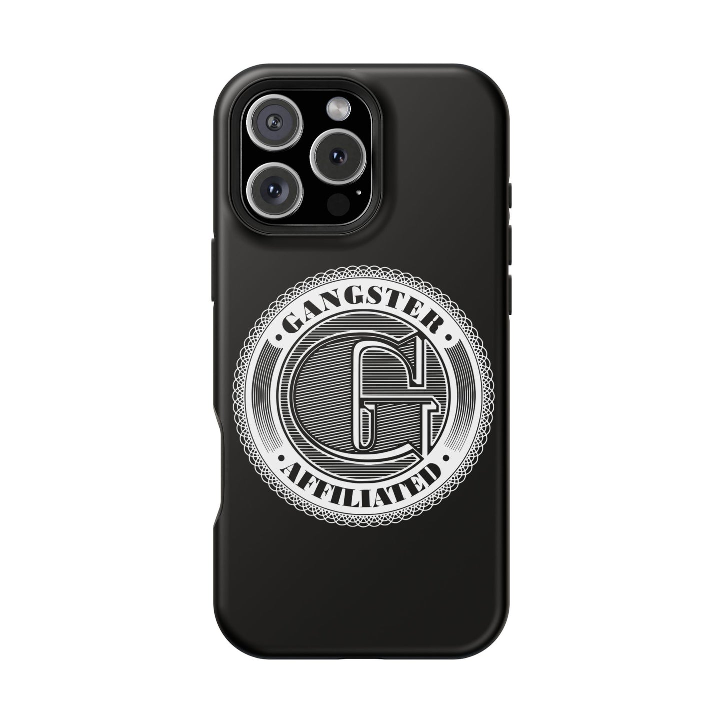 Gangster Affiliated Big "G" Monogram Logo Impact-Resistant Phone Case - Stylish Protection for Trendsetters