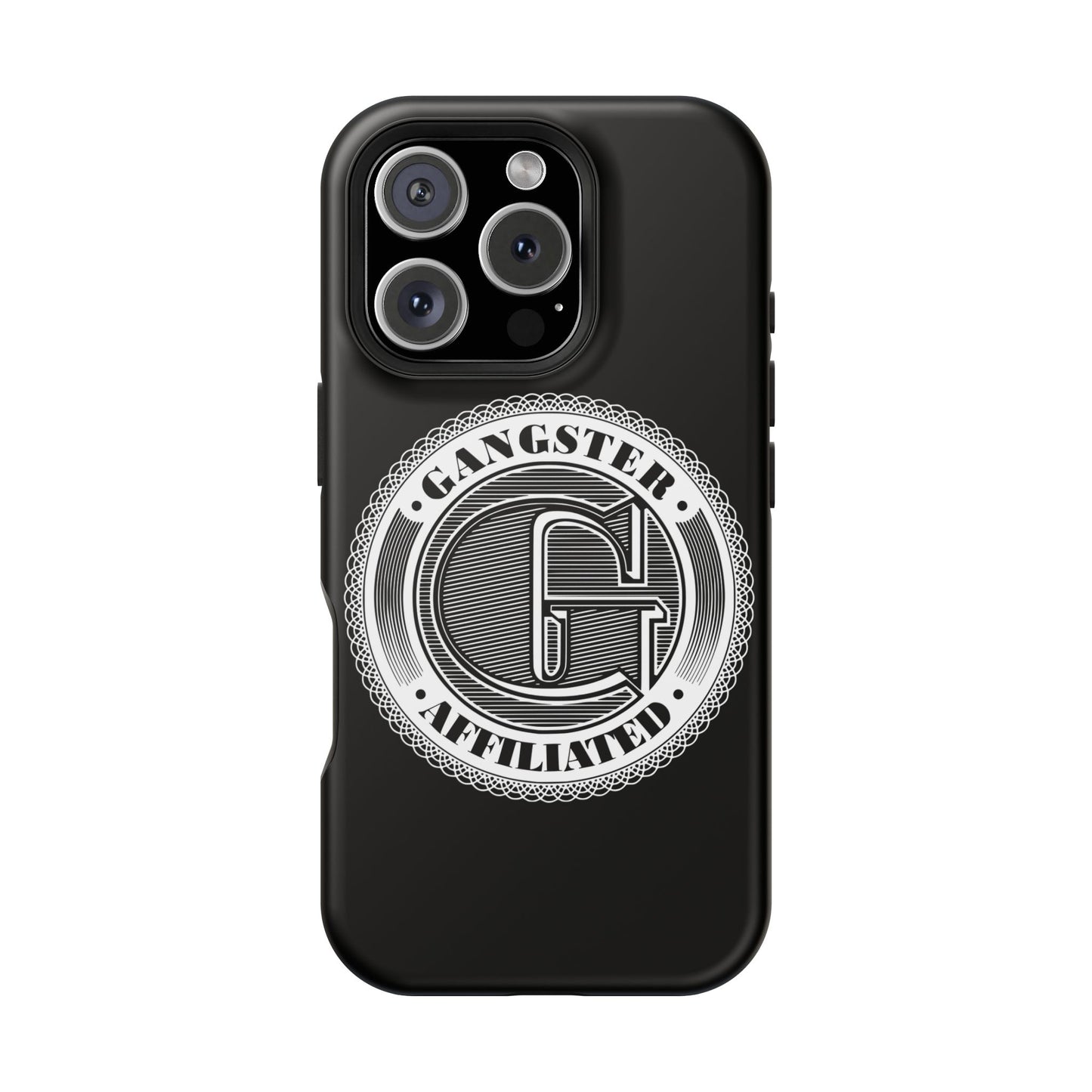 Gangster Affiliated Big "G" Monogram Logo Impact-Resistant Phone Case - Stylish Protection for Trendsetters