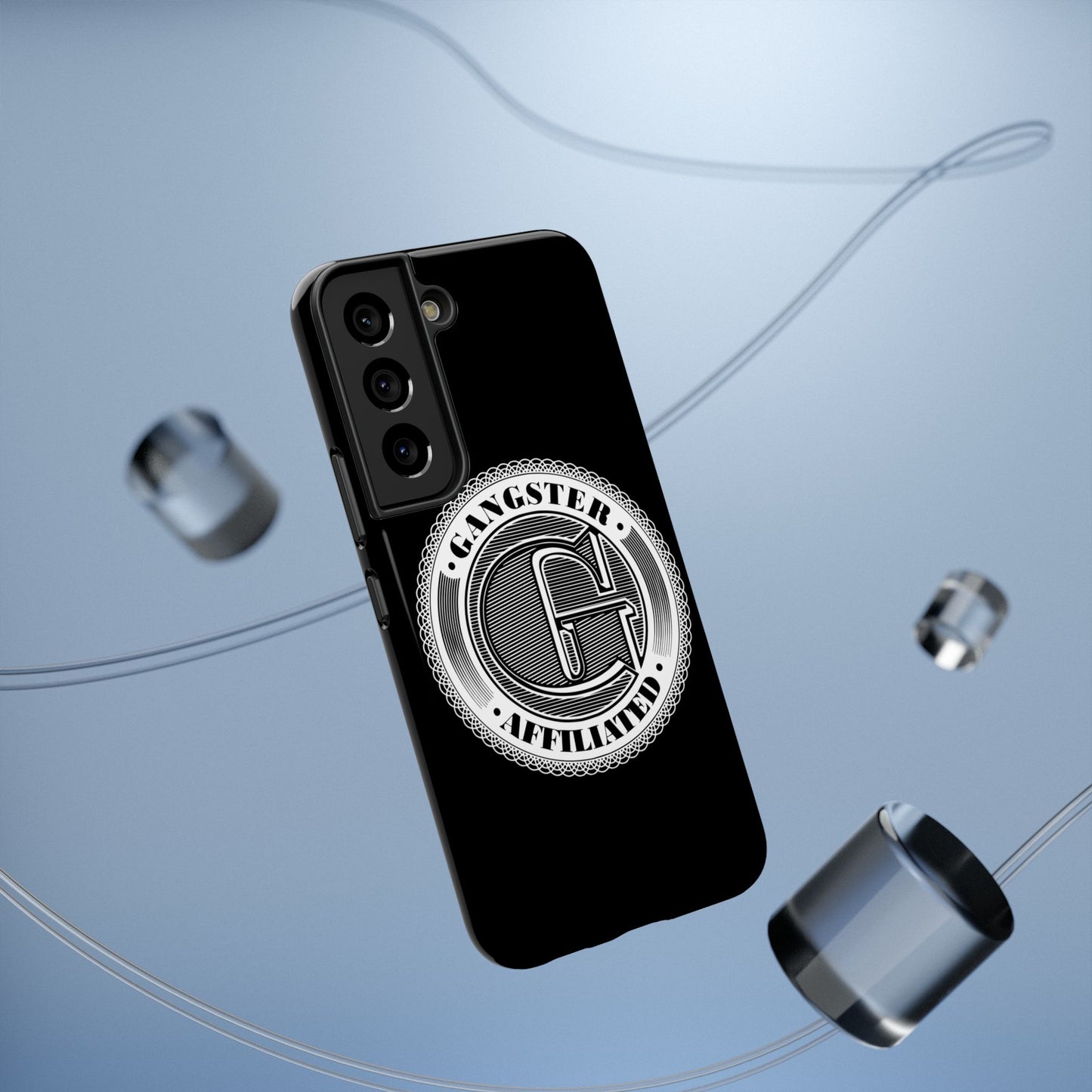 Gangster Affiliated Big "G" Monogram Logo Impact-Resistant Phone Case - Stylish Protection for Trendsetters