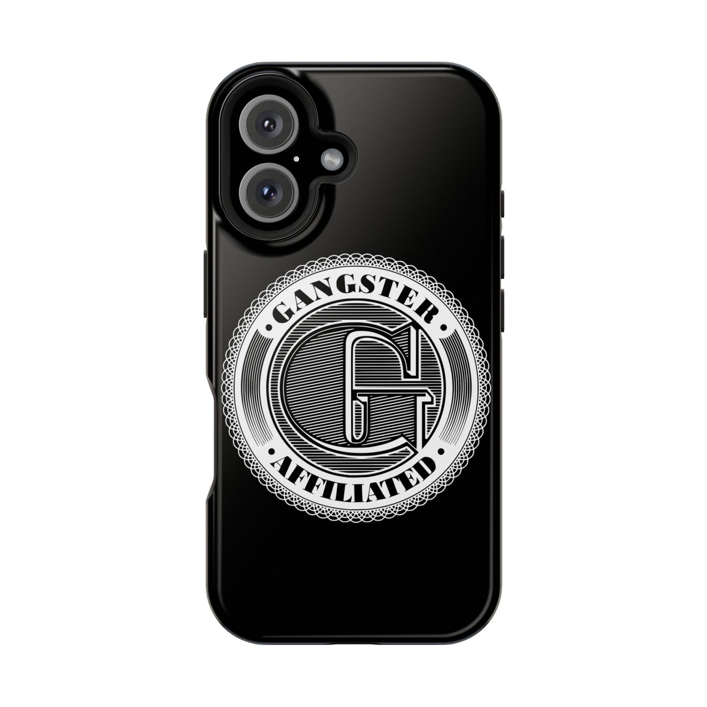 Gangster Affiliated Big "G" Monogram Logo Impact-Resistant Phone Case - Stylish Protection for Trendsetters