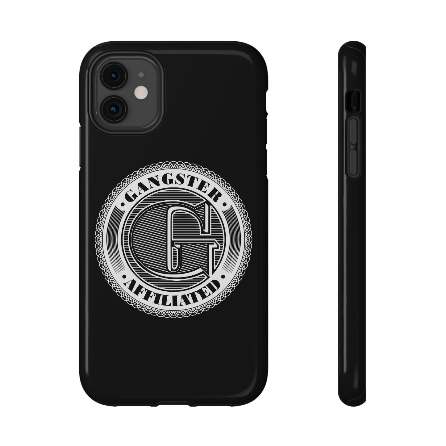 Gangster Affiliated Big "G" Monogram Logo Impact-Resistant Phone Case - Stylish Protection for Trendsetters