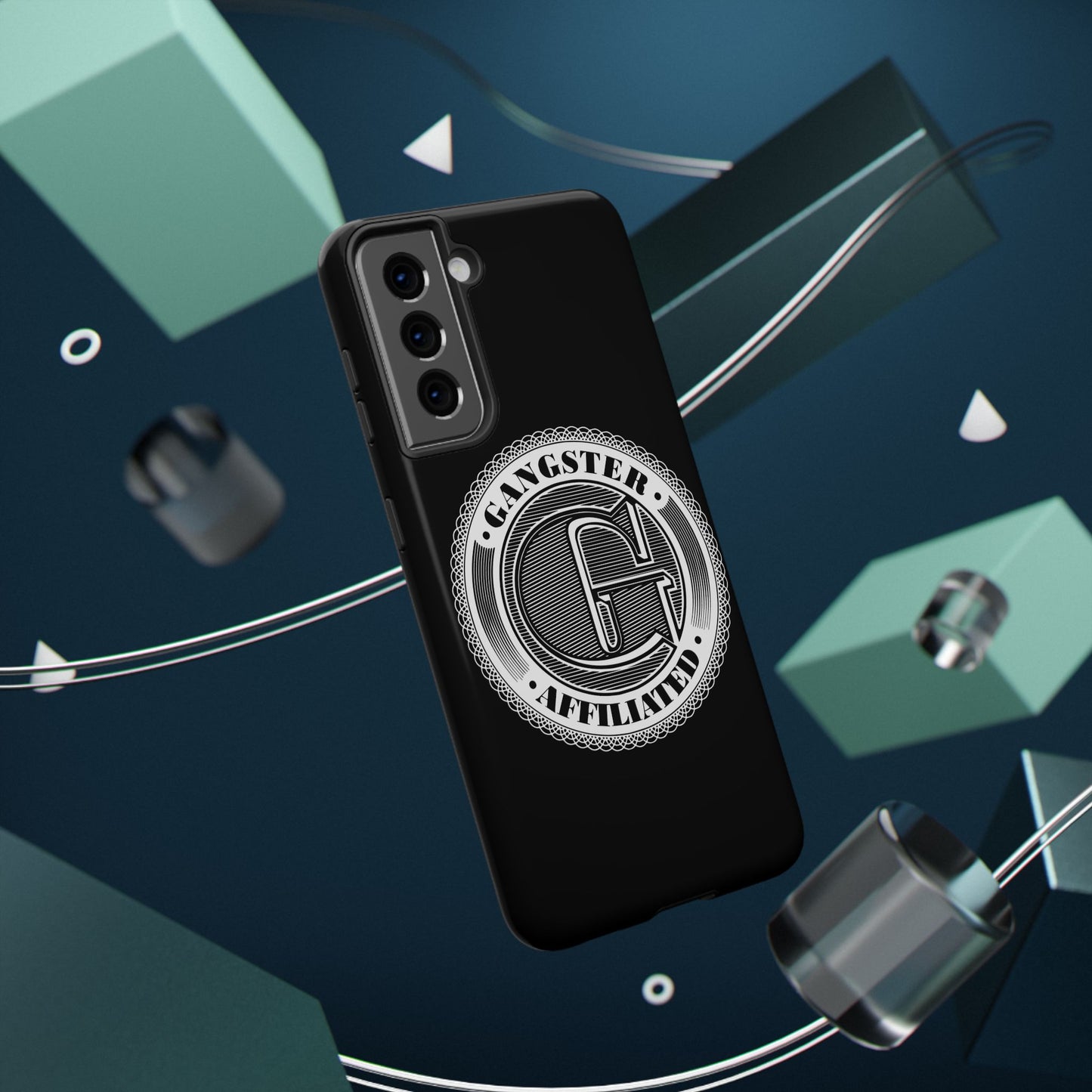 Gangster Affiliated Big "G" Monogram Logo Impact-Resistant Phone Case - Stylish Protection for Trendsetters