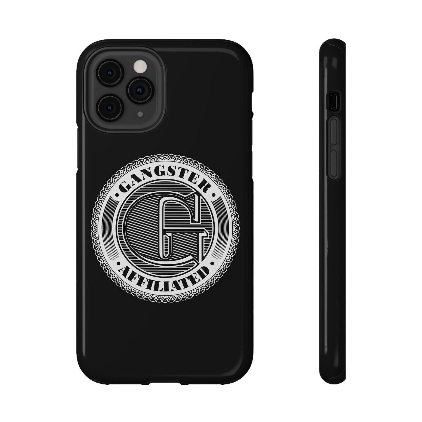 Gangster Affiliated Big "G" Monogram Logo Impact-Resistant Phone Case - Stylish Protection for Trendsetters
