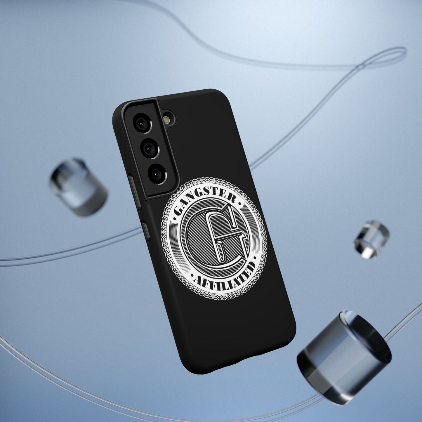 Gangster Affiliated Big "G" Monogram Logo Impact-Resistant Phone Case - Stylish Protection for Trendsetters