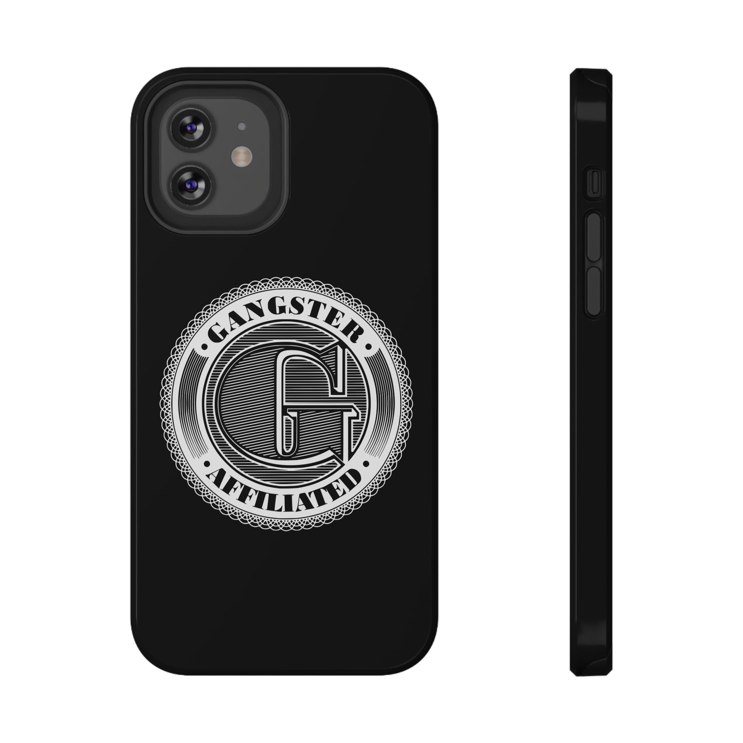 Gangster Affiliated Big "G" Monogram Logo Impact-Resistant Phone Case - Stylish Protection for Trendsetters