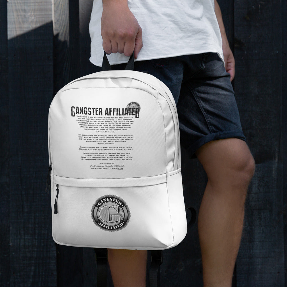 Gangster Affiliated "Creed" Backpack