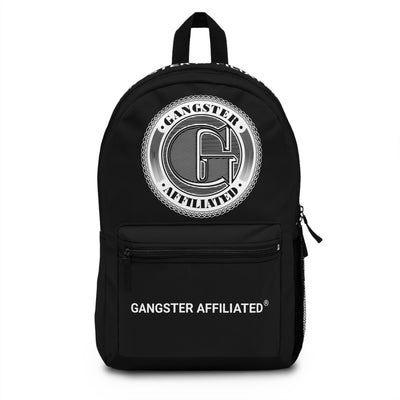 Gangster Affiliated Big "G" Monogram Logo Black Backpack