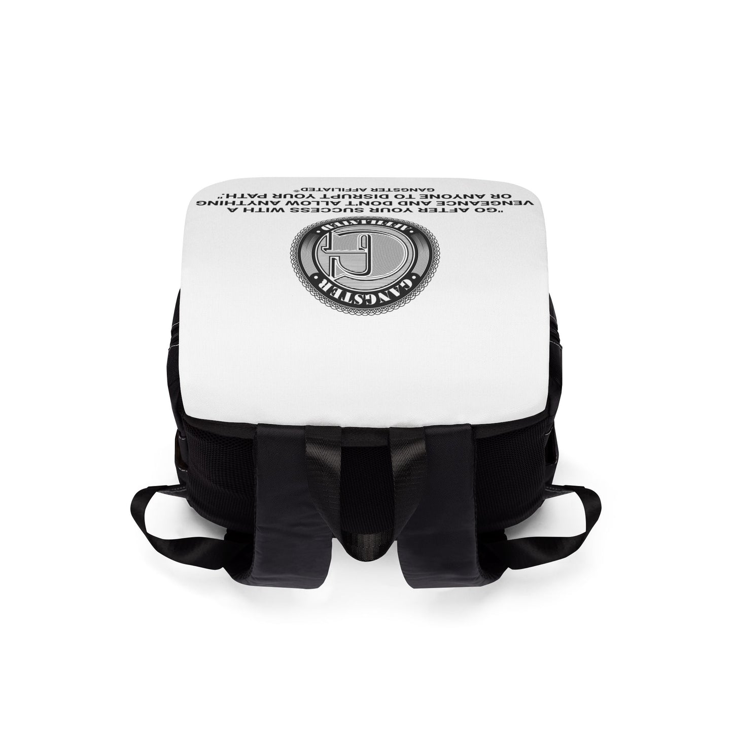 Gangster Affiliated Big "G" Monogram Unisex Casual Shoulder Backpack