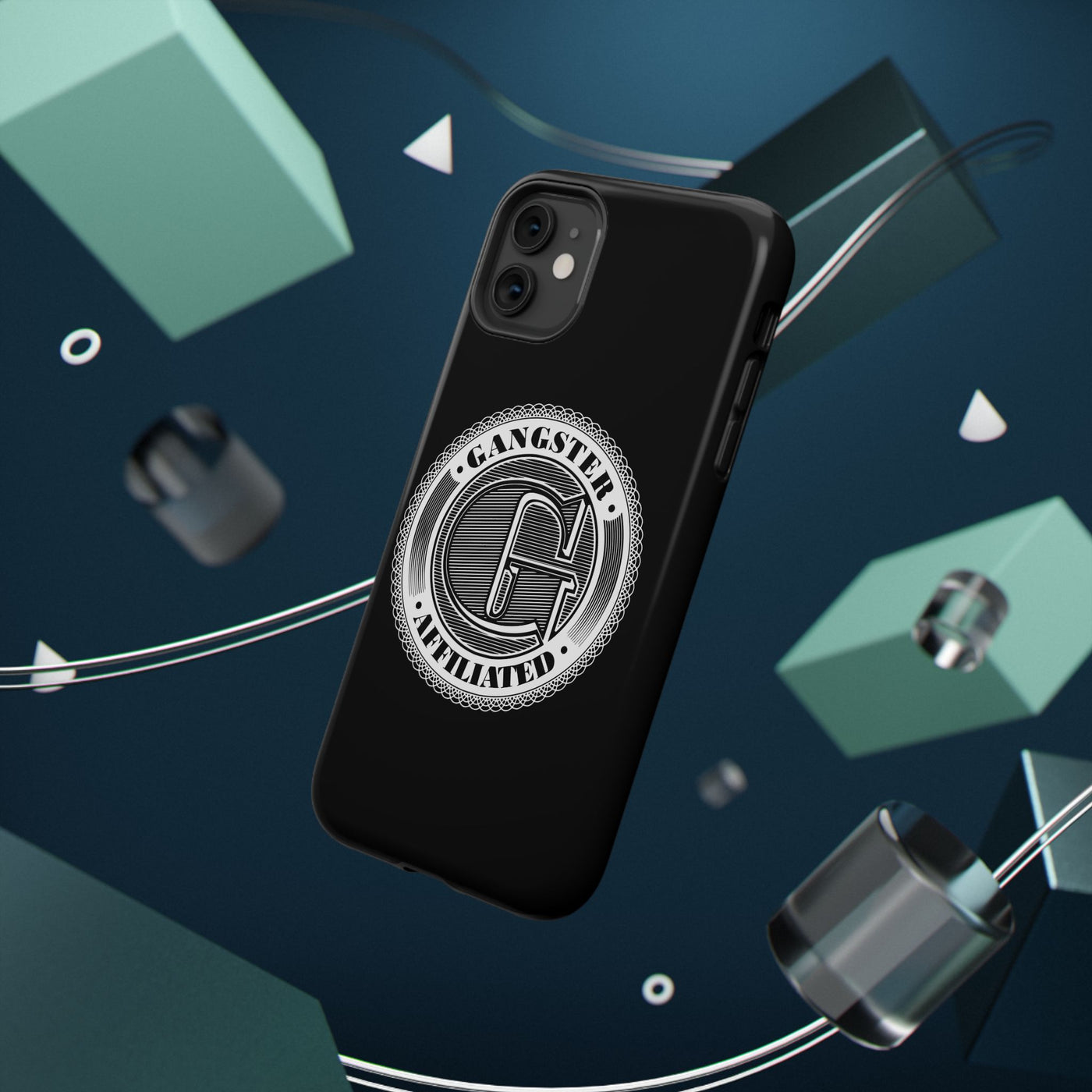 Gangster Affiliated Big "G" Monogram Logo  Impact-Resistant Phone Case - Stylish Protection for Trendsetters