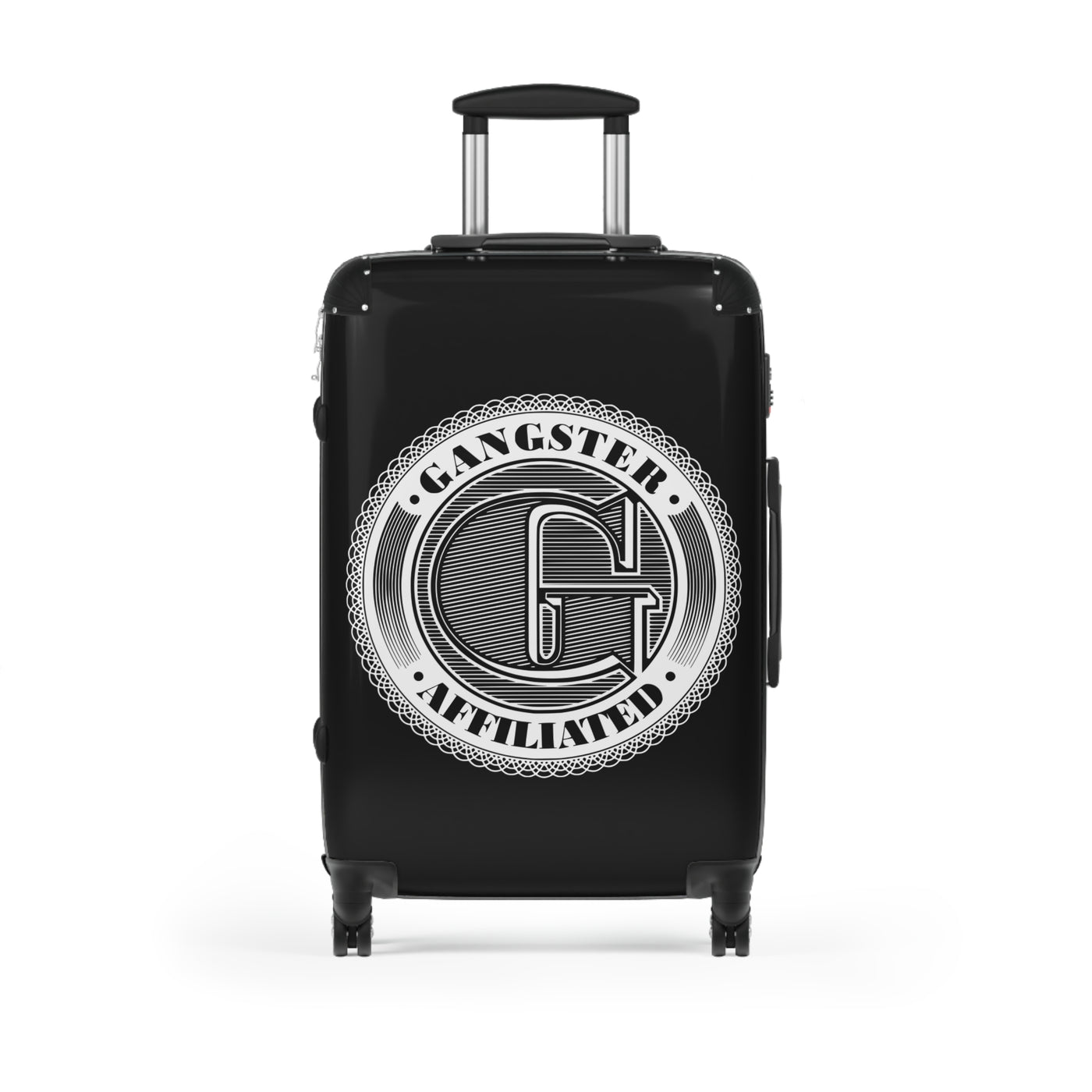 Gangster Affiliated Big G Monogram Rolling Suitcase for Travel Enthusiasts