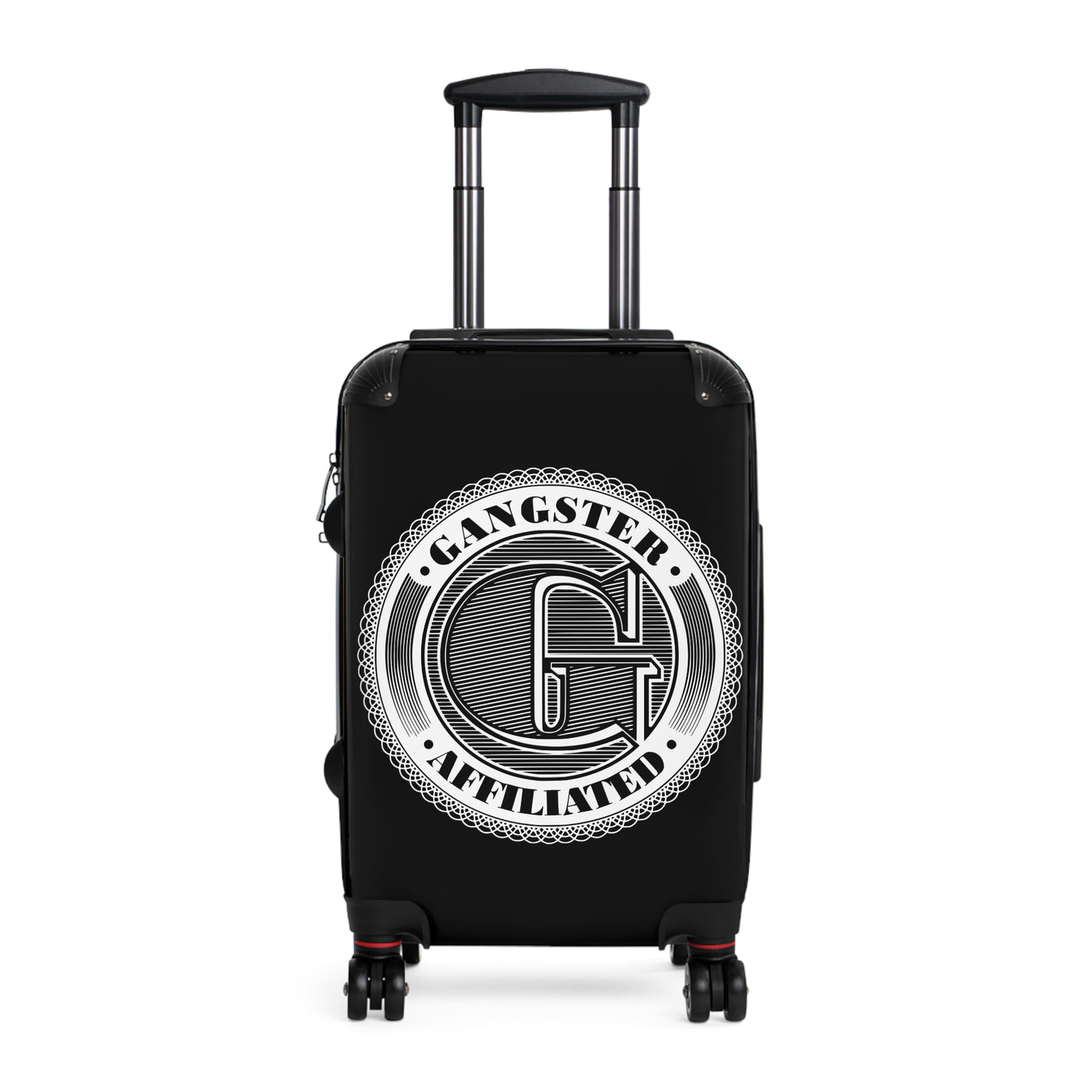 Gangster Affiliated Big G Monogram Logo Stylish Carry-On Suitcase