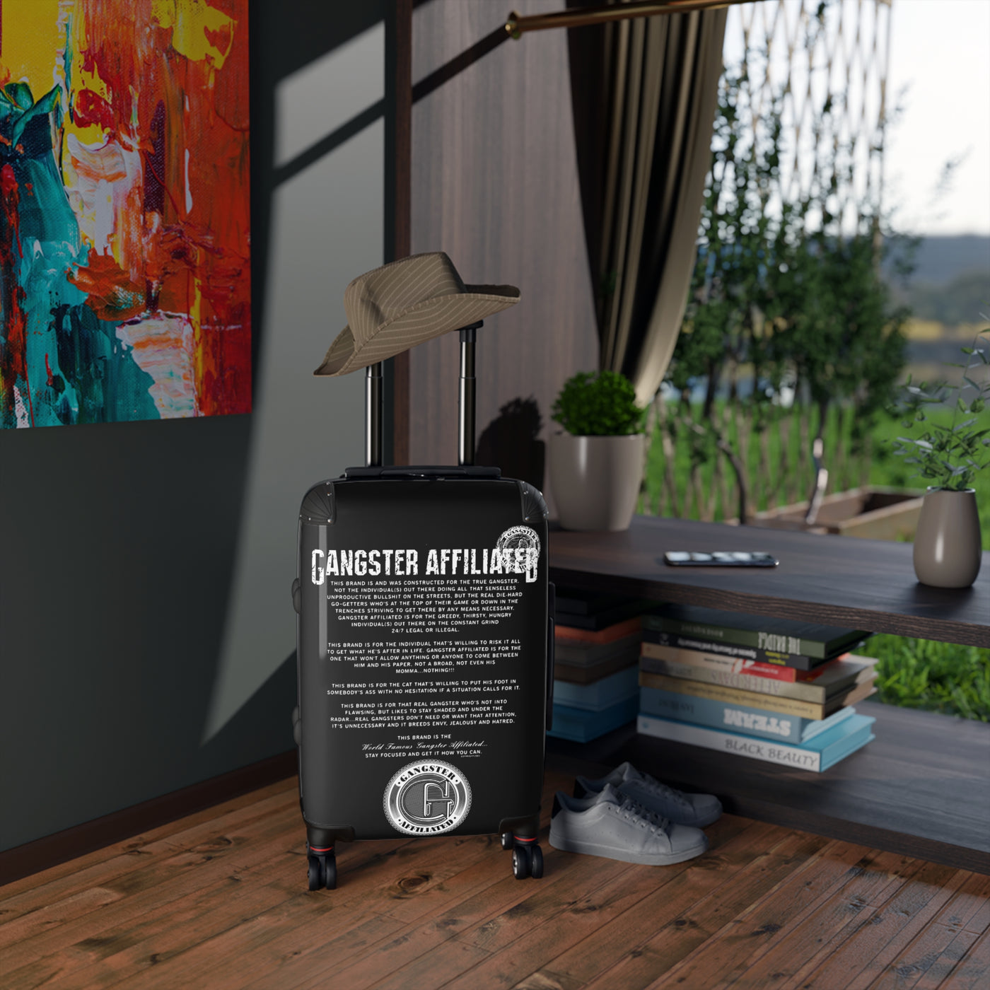 Gangster Affiliated ANTHEM Stylish Carry-On Suitcase