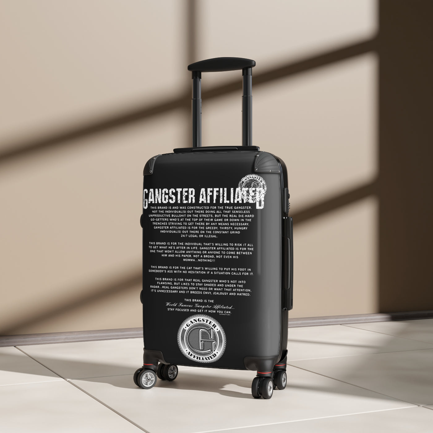 Gangster Affiliated ANTHEM Stylish Carry-On Suitcase
