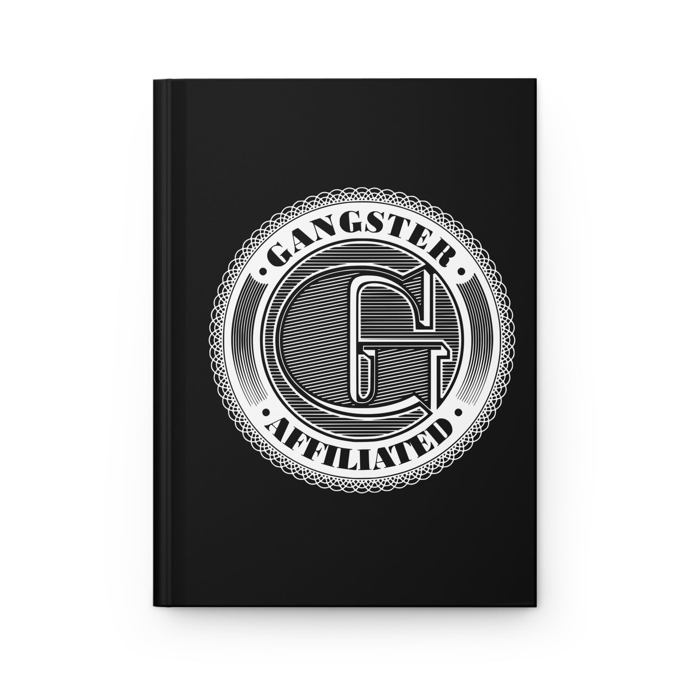 Gangster Affiliated Big "G" Monogram Logo Hardcover Journal Matte