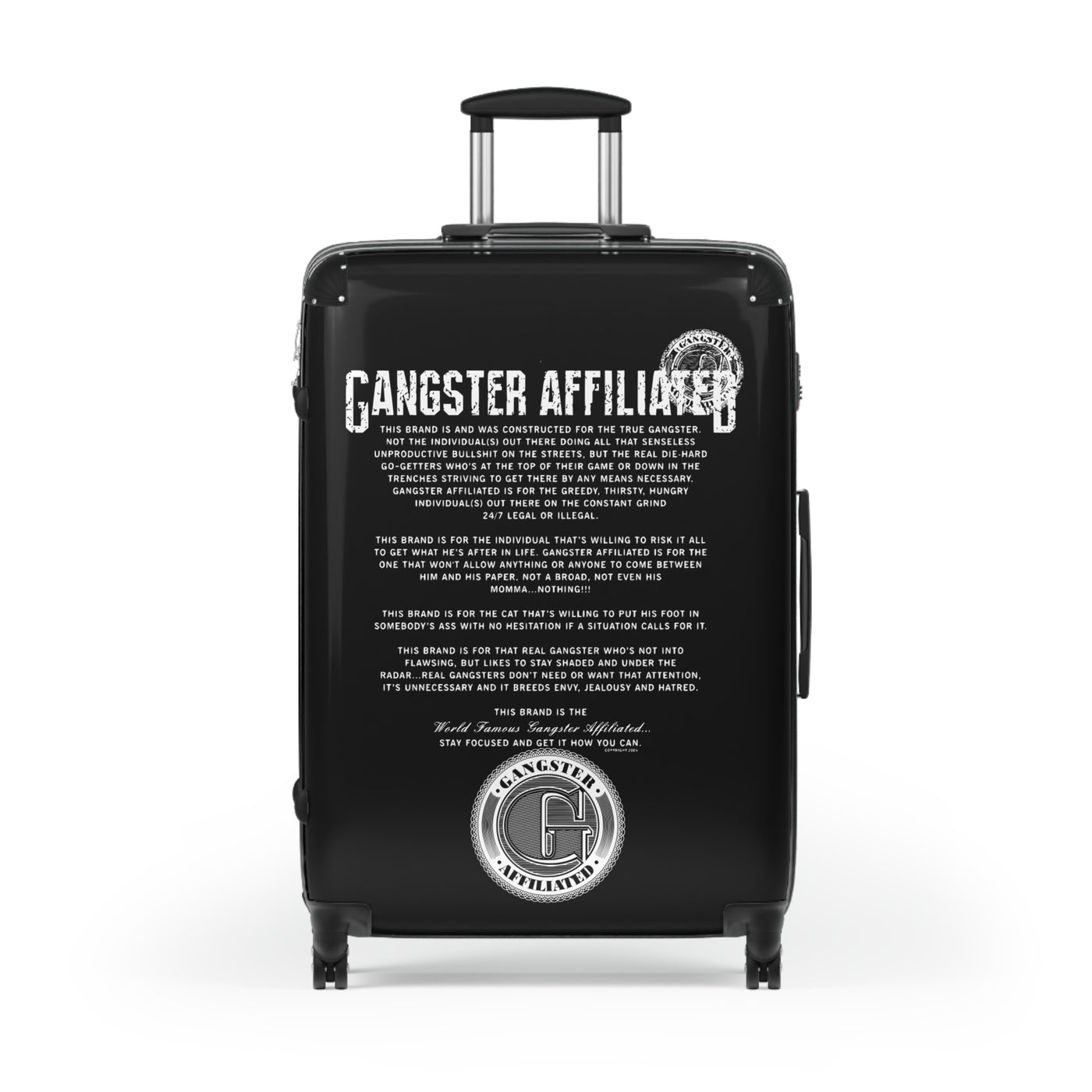 Gangster Affiliated ANTHEM Stylish Carry-On Suitcase