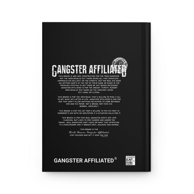 Gangster Affiliated Big "G" Monogram Logo Hardcover Journal Matte