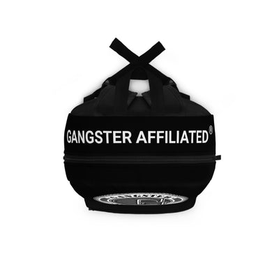 Gangster Affiliated Big "G" Monogram Logo Black Backpack