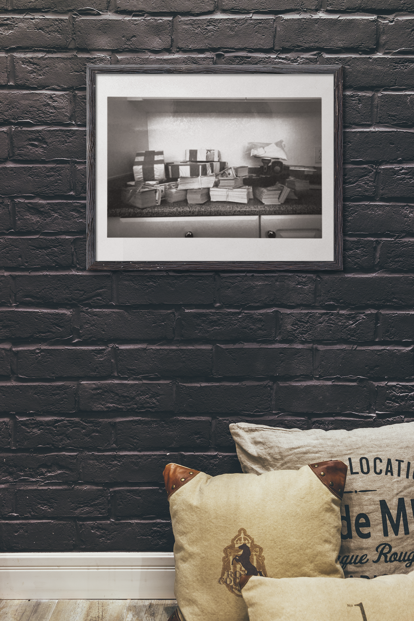 Gangster Affiliated Money Scale Poster Matte Poster - Monochrome Home Decor