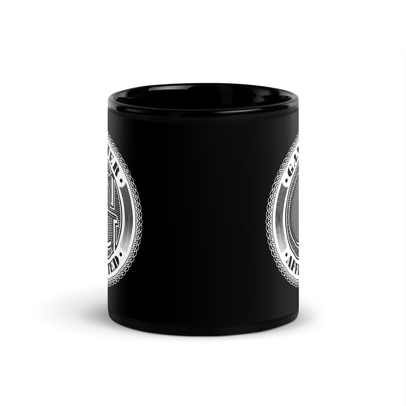 Gangster Affiliated Big "G" Logo Black Glossy Mug