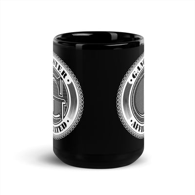 Gangster Affiliated Big "G" Logo Black Glossy Mug