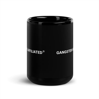 Gangster Affiliated Black Glossy Mug