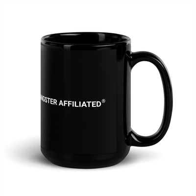 Gangster Affiliated Black Glossy Mug