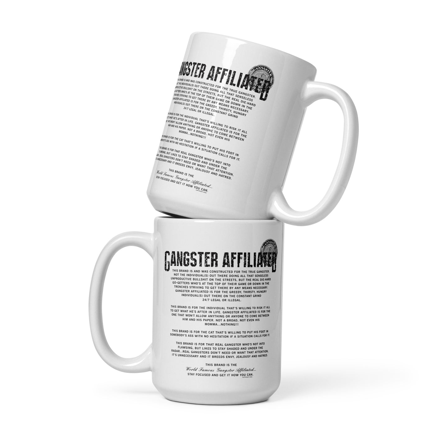 Gangster Affiliated "Anthem" Glossy Mug