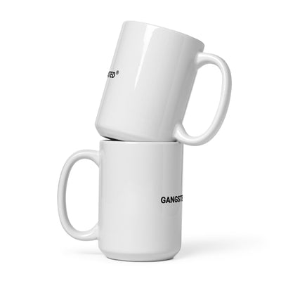 Gangster Affiliated White Glossy Mug