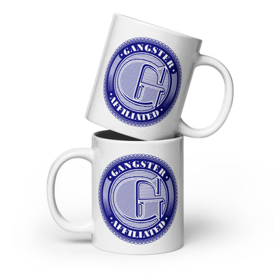 Gangster Affiliated Big "G" Navy Glossy Mug