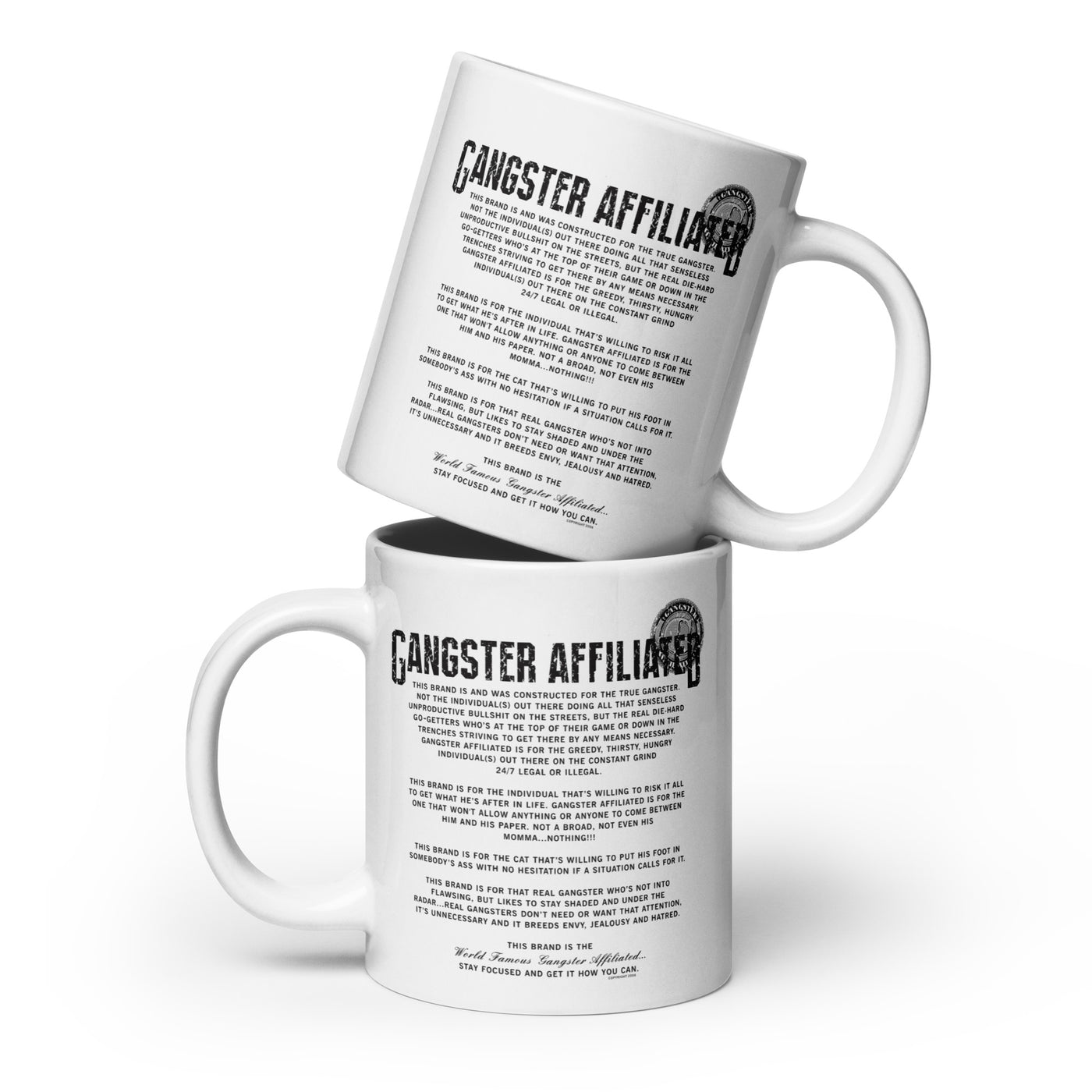 Gangster Affiliated "Anthem" Glossy Mug