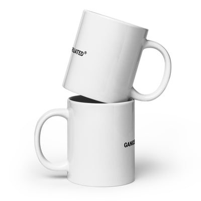 Gangster Affiliated White Glossy Mug