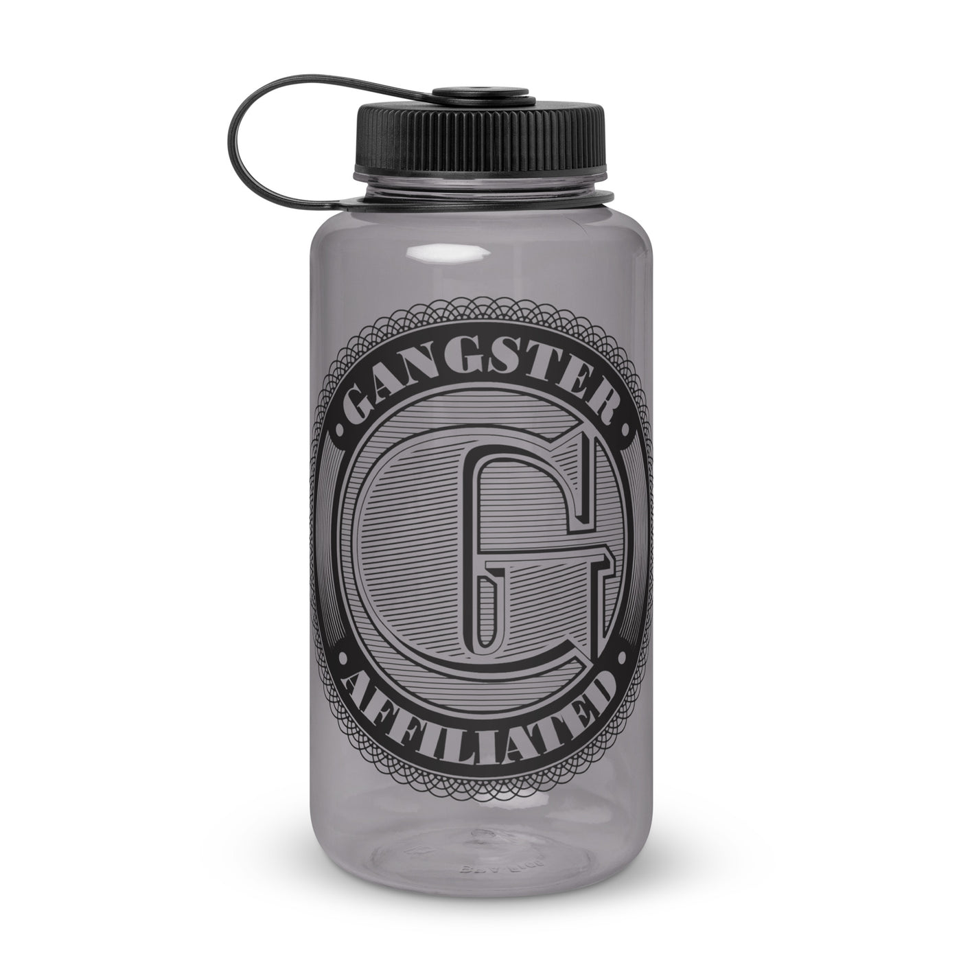 Gangster Affiliated Big G Monogram 32 oz Wide Mouth Plastic Water Bottle