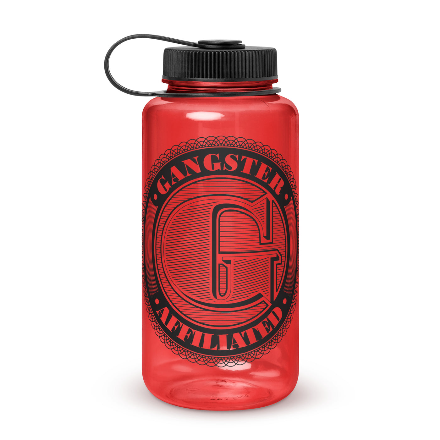 Gangster Affiliated Big G Monogram 32 oz Wide Mouth Plastic Water Bottle